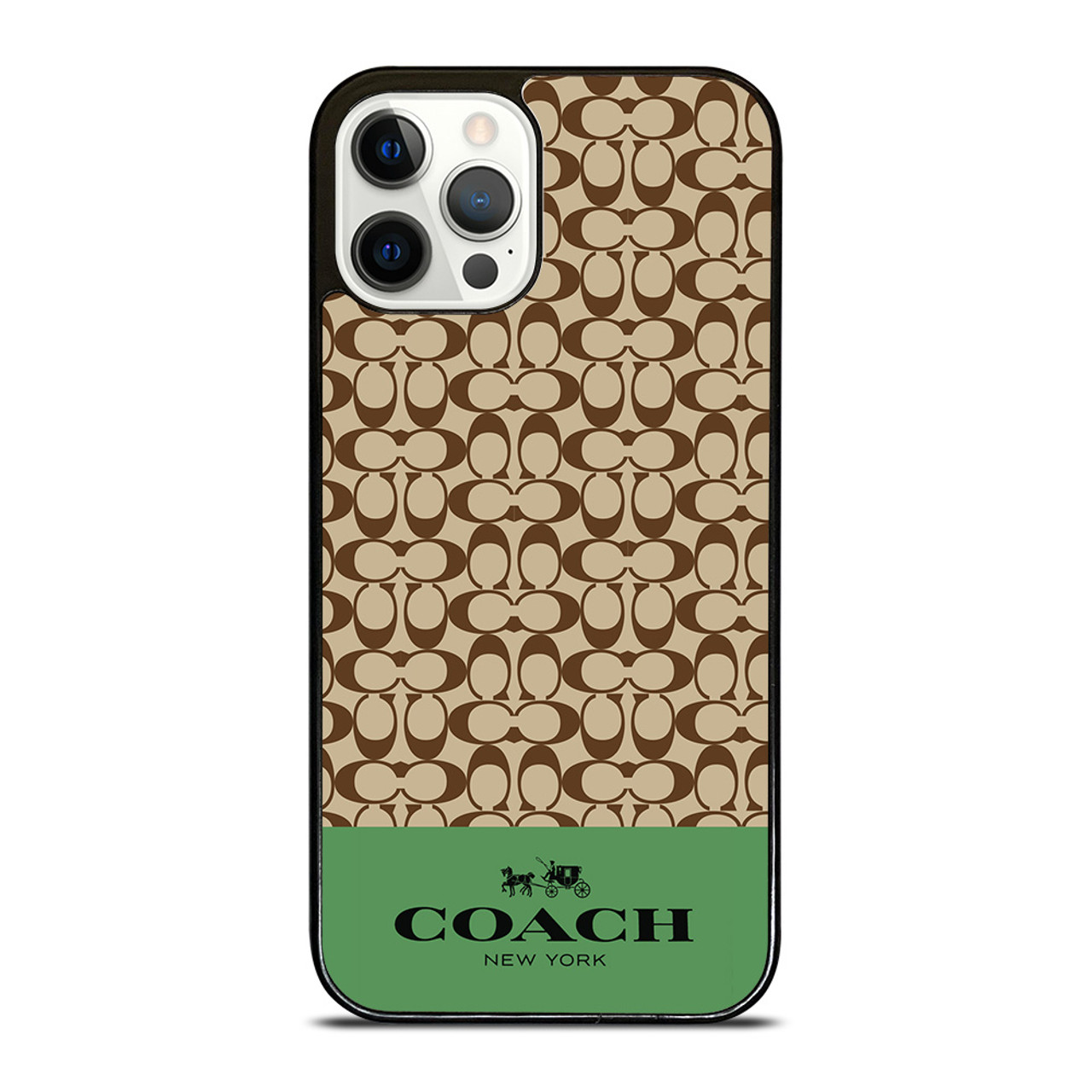 COACH NEW YORK LOGO EMBLEM iPhone 12 Pro Case Cover